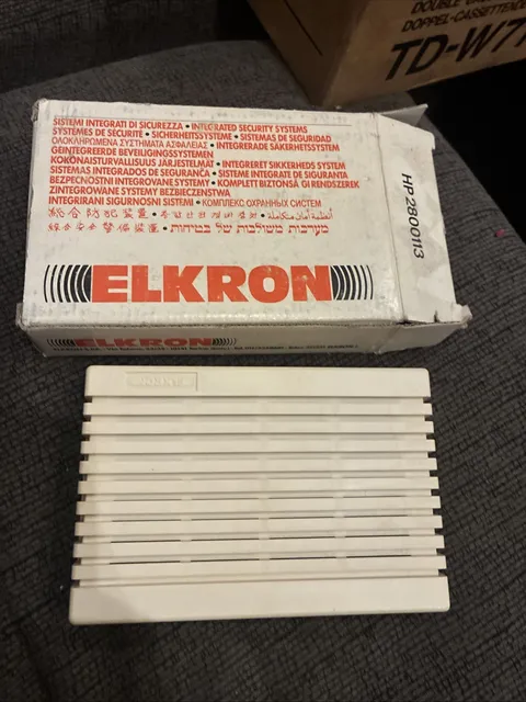 Elkron Siren HP12, HP2800113 alarm Box NOS NEW OLD STOCK