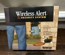 Reporter Wireless Alert & Security System Motion Sensor Alarm 1200 Ft Range PIR