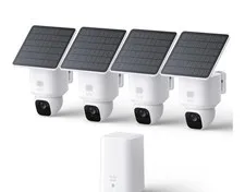 Eufy SoloCam E30 4-Cam Pack Kit Security Cameras Wireless Outdoor New!!!