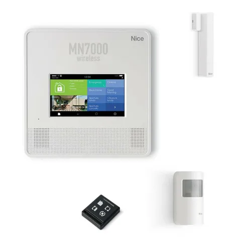 My NICE 7000 Touch Wireless Wireless Radio Full Alarm System Kit