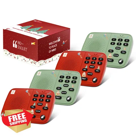H HOSMART Wireless Intercom Home Edition 4 Stations