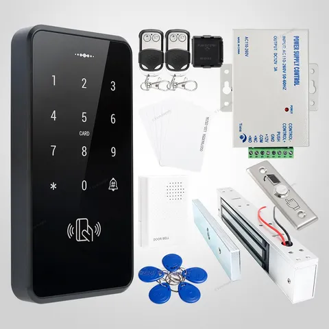 Waterproof Touch Keypad ID Access Control System+Waterproof 280KG Magnetic Lock