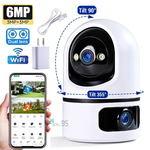 Wireless 5G WiFi Security Camera 2K Smart Home Indoor Night Vision Wired Cam
