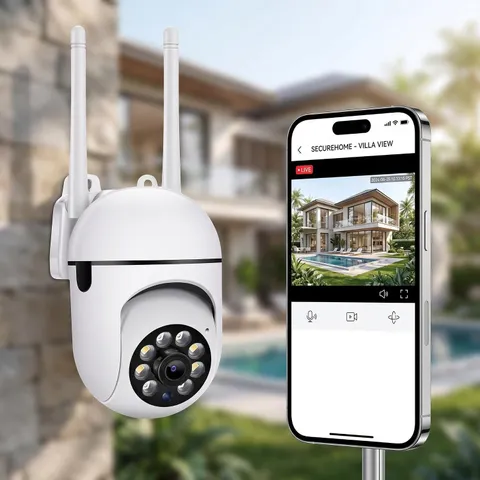 1080P Wifi Night Vision 2 Way Audio Siren Motion Alerts Indoor Security Camera f