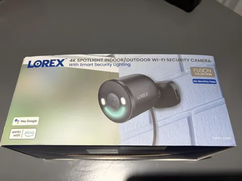 LOREX W881AADB-E 4K Indoor/Outdoor Wi-Fi Security Camera   BLACK