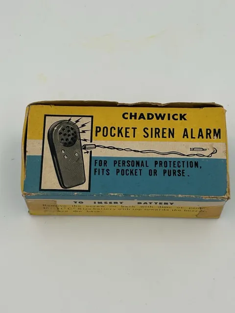 1960’s Era Chadwick Pocket/Purse Siren Alarm