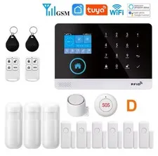 Tuya Smart Alexa 433MHz GSM WiFi Home Theft MULO Alarm System