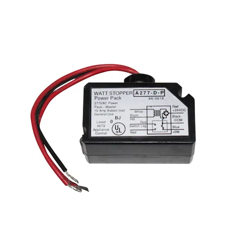 WATT STOPPER 277-D-P POWER PACK, 277V, POWER PACK OCCUPANCY SENSOR, 15A