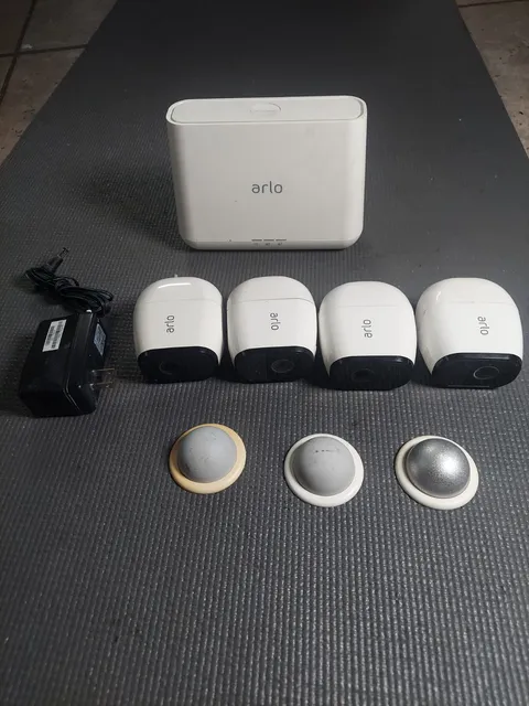 4 Arlo Pro cameras with VMC4000 base station (batteries not included)