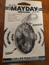 Mini Alarm "MAYDAY" Live Life Fearlessly . Self defense Keychain Personal Alarm