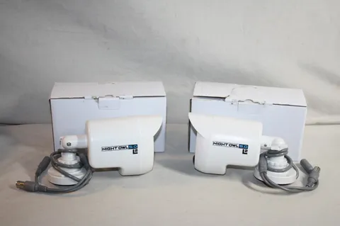 Lot 2 Night Owl CM-PXHD50NW-BU-JF 5MP Wired Infrared Security Camera, New