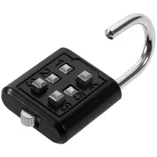 Outdoor Weatherproof Zinc Alloy Combination Padlock with 6 Digit Resettable Code