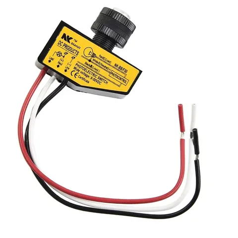 New Automatic Light Sensor Control Switch DC8-50V Photocell Light Switch Parts