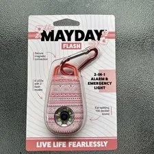 MAYDAY ULTRA FLASH, 2 in 1 ALARM & EMERGENCY LIGHT PINK WITH DESIGN