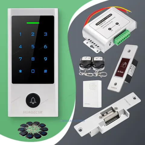 HOMSECUR Weatherproof WIFI RFID Access Control Set Lock APP Unlock