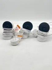 Google Nest Cam GJQ9T Indoor Security Camera White (Lot of 3) - Used