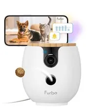 Mini 360 AI Pet Camera 2K WiFi Indoor Security Monitor with 2-Way Audio