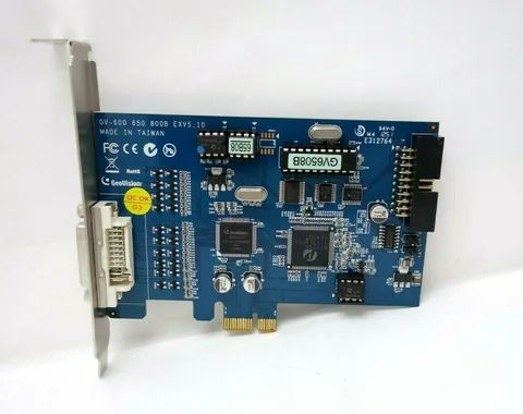 Genuine Geovision GV-650B EXV5.10 8 Ch Hybrid PCI-e V8.6.2 DVR Card *NO CABLES*
