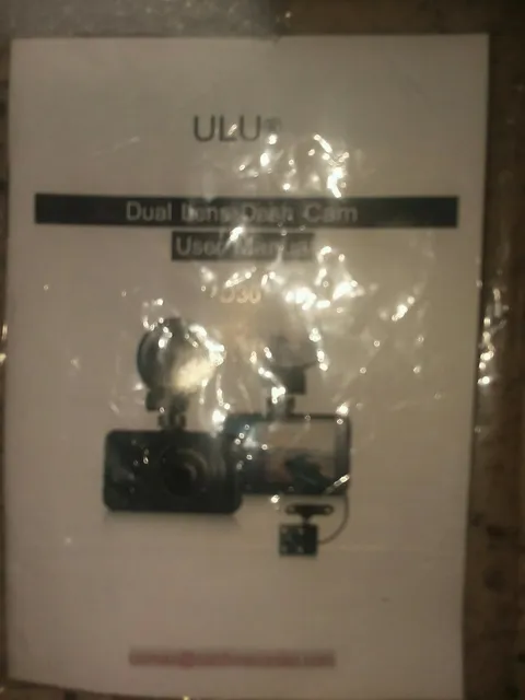 ULU Dual Lens Dash Cam Wide Angle Lens Car Camera