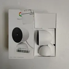 Google Nest Cam Indoor Wired 2nd Generation White GA01998-US
