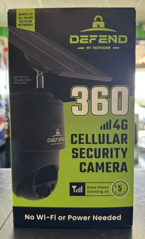 Defend by Tactacam 360 Cellular Security Camera  - DFD-PTZ01   *BRAND NEW*