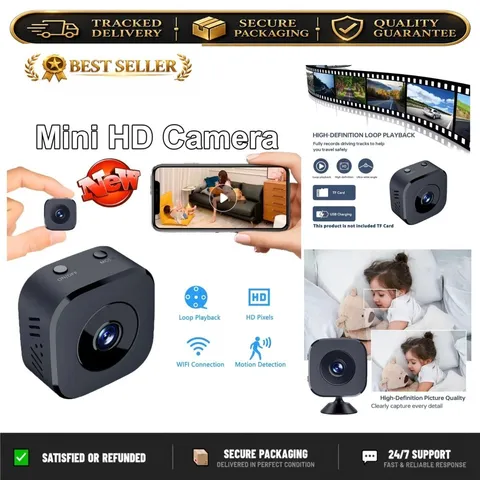 Mini WiFi Security Camera HD Full Color Night Vision Waterproof
