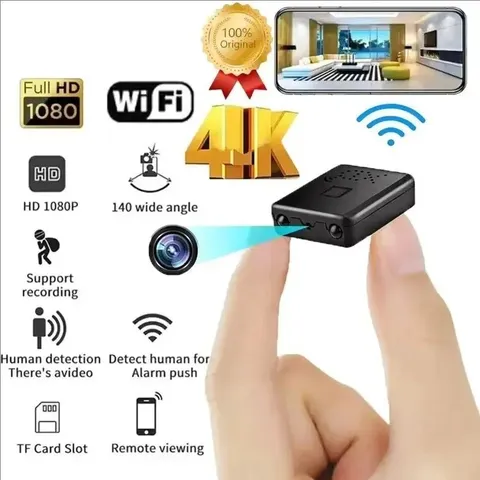 XD Mini Camera Full HD 4K WiFi Night Vision Remote Security Monitoring Home Prot