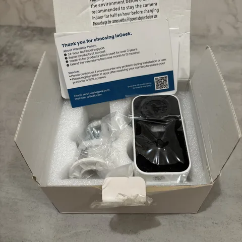 ieGeek Outdoor Wireless 2K Battery-powered WiFi Security Camera Night Vision