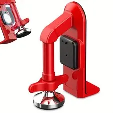 Portable alarm door stopper
