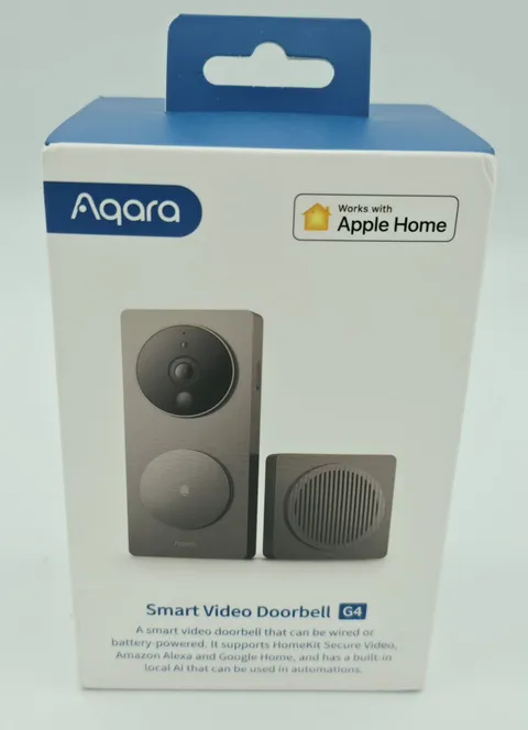 Aqara Smart Video Doorbell G4 Security Camera Battery Powered or Hardwire