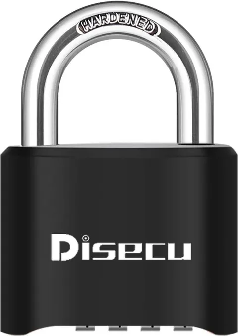 1 Pack  Heavy Duty 4 Digit Combination Lock, Outdoor Waterproof Padlock