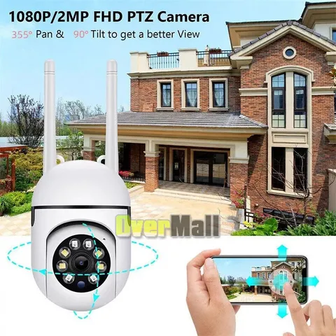 Wireless 2.4G WiFi Security Camera System Smart Outdoor Color Night Vision 1080P