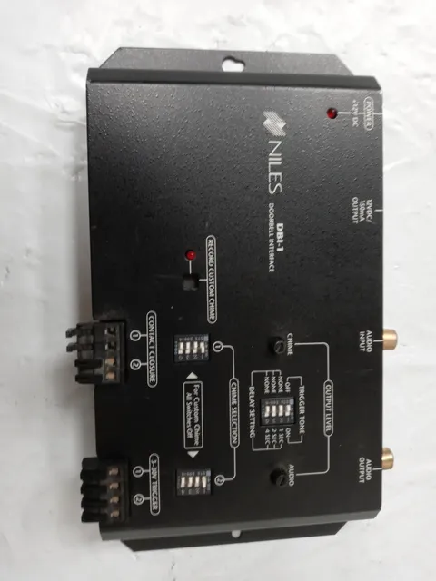 Niles Doorbell Interface Model DBI-1 Audio In Out Power In Out Untested