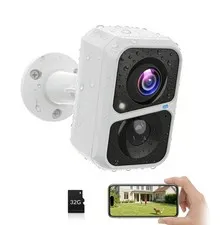 Vicohome 2K Battery-Powered WiFi Security Camera, Outdoor/Indoor with AI Moti...
