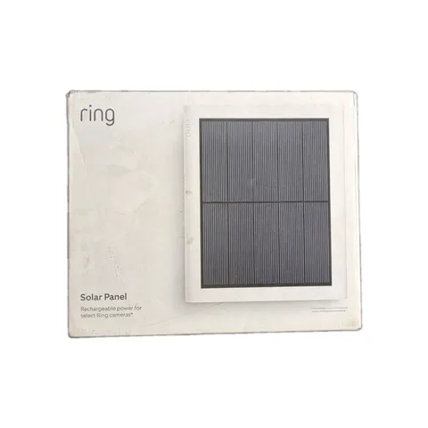 Ring Solar Panel for Spotlight Stick Up Cam Battery Security Cameras NEW