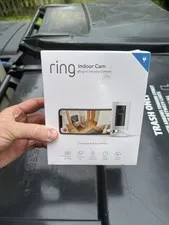 Ring Indoor Cam Plug-In Security Camera White - Factory Sealed