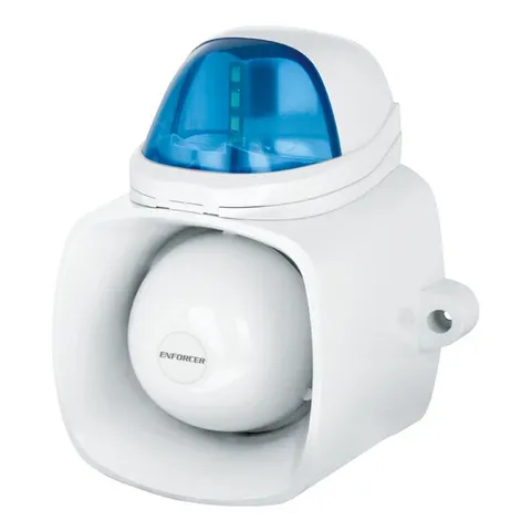 Seco-Larm Enforcer SH-816S-SMQ/B 4-in-1 Multi-Purpose Siren/Strobe ( Blue  )