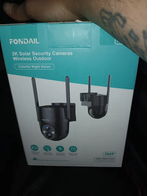 FONDAIL Snap 26T 2K Wireless Wi-Fi Outdoor PTZ Solar Camera Night Vision
