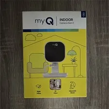 myQ Indoor Camera Gen 2 2K Wi-Fi Indoor Security Cam Night Vision 2-Way Talk