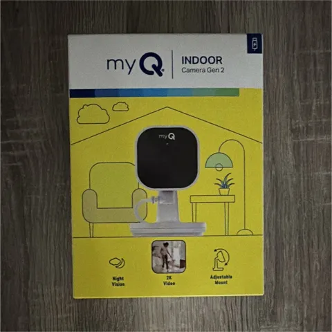 myQ Indoor Camera Gen 2 2K Wi-Fi Indoor Security Cam Night Vision 2-Way Talk