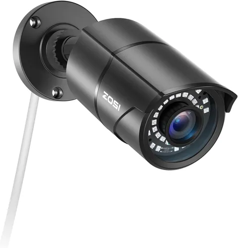 ZOSI 5MP 3K Add-on PoE Camera, Wired Bullet Surveillance IP Camera