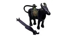 Handmade Brass Antique Finish Unique Cow Design Padlock With Key