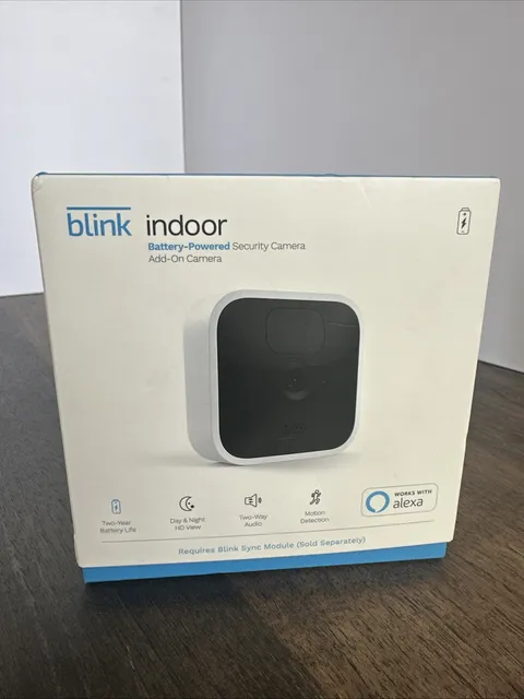 Blink Indoor (3rd Gen) Battery Powered Security Add-On Camera BCM00400U