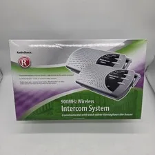 Radio Shack 900MHz Wireless Intercom System 43-3102 One Pair Expandable System