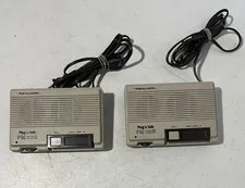 Realistic Plug' n Talk  43-207B FM Wireless Intercom Works x 2