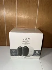 Arlo Ultra Security Camera 4K 3rd Gen 2025 Release 2 Cameras with Smart Hub NEW