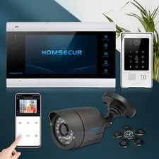 HOMSECUR 7" Hands-free WIFI Video Door Entry Security Intercom Card Access