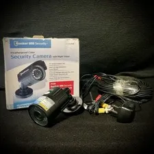 Bunker Hill Security 62468 CCTV Camera Black Weatherproof Color Night Vision