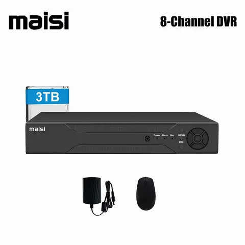 MAISI  8CH/ 4CH HD 5IN1 1080P DVR Video Recorder for CCTV Camera Kit 0-3tb