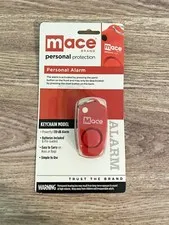Mace Personal Alarm Keychain 130 Decibels Panic Button Red Batteries Included